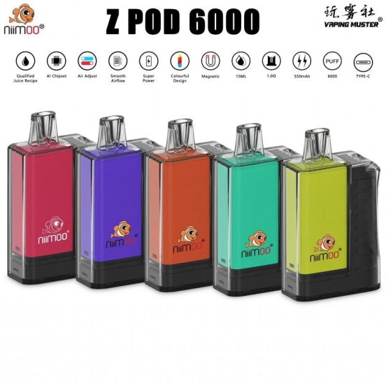 Premium Vape Pen Vaping Muster Ndzpod 6000 Puffs Wholesale