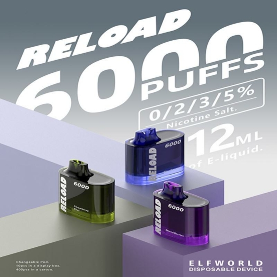 Wholesale Elfworld Reload Kit 6000 Puffs Vape Pen