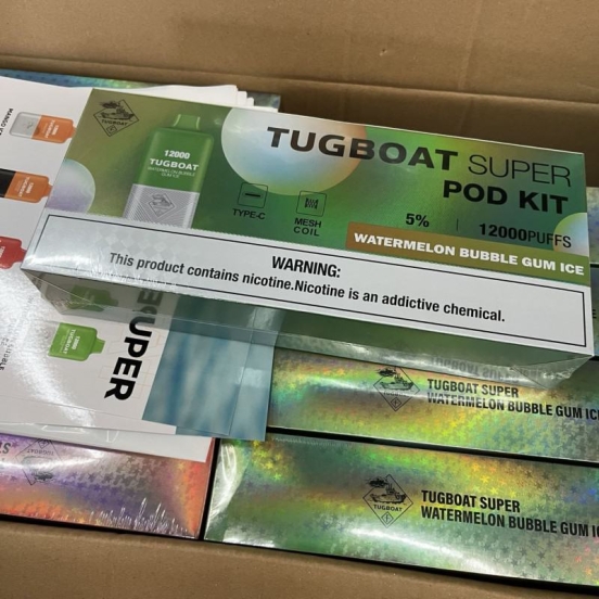 Best Wholesale Disposable TUGBOAT Tugboat Super 12000 7000 Puffs Vape Pen