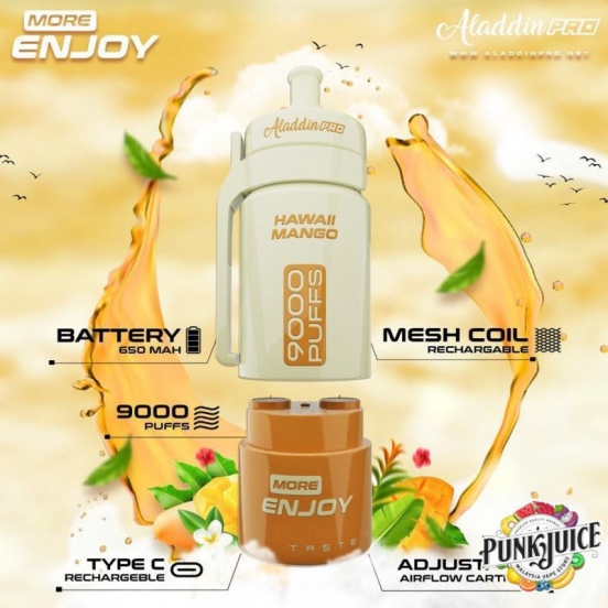 Wholesale Price Disposable Iget Aladdin Enjoy More 9000 Vape Pen