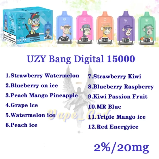 UZY Uzy Bang Digital 15000 Puffs Vape Wholesale