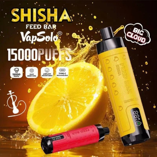 Vapsolo Feed Shisha Wholesale 15k 15000 Disposable Smooth Hit Vape