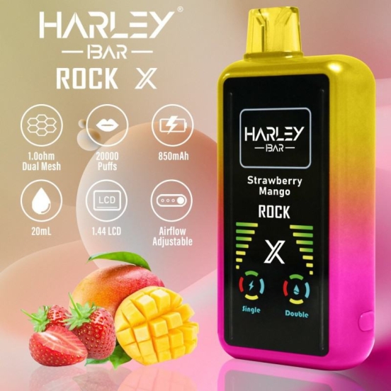 Top Sale Harley Disposable Vape Wholesale Rock 20k