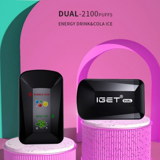 Iget Dual 2100 Puffs Disposable Vape Pen Wholesale