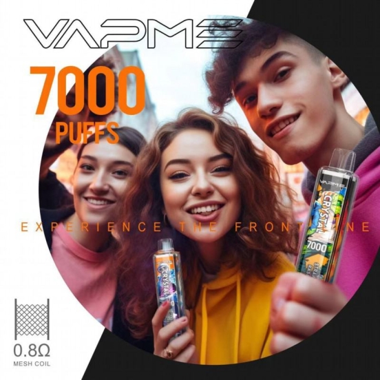 Hot Selling Vapme Crystal 7k 7000 Puffs Box Vape