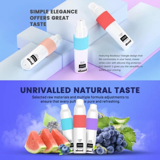 Hot Selling Baish Zbood Smart2 2000 Disposable Vape Pen Wholesale