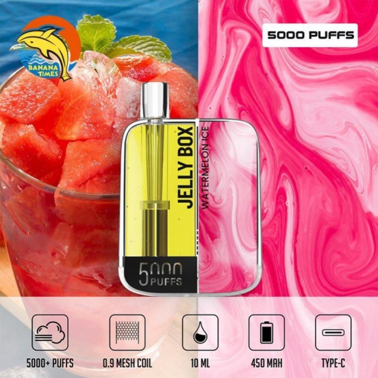 2024 Bulk Pricing Banana Times Jelly Box 5000 Puffs Wholesale Disposable Vape Pen