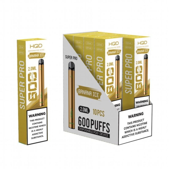 Hqd Pens H072 Super Pro 600 Hits Vape Puffs