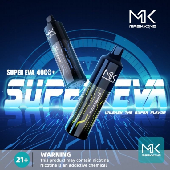 Top-notch Vaping MASKKING Super Eva 4000 Puffs Disposable Vape Brands