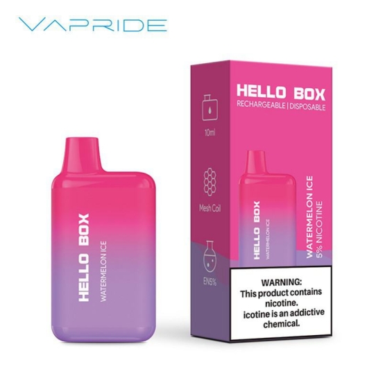 2024 Best Vape Pen VAPRIDE Vapride Hello Box 4500 Puffs Vape Pens