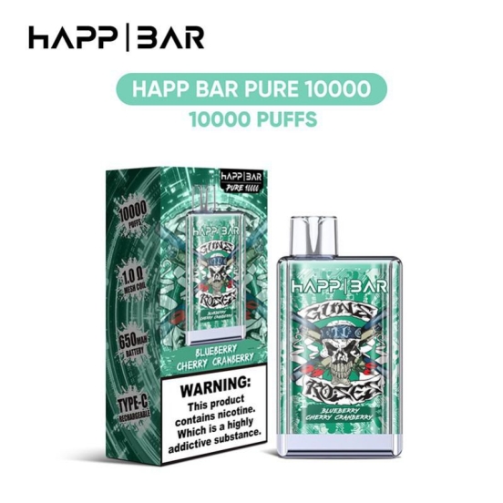 2024's Top Sellers Banana Times Wholesale Happ Crystal Pure E 10000 Puffs Disposable Vape