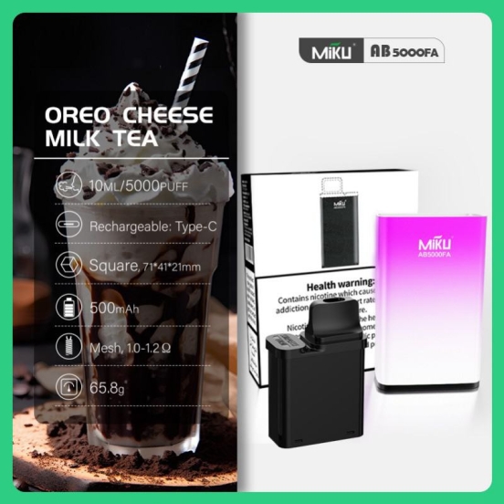 Best Vape Wholesale Price Miku Abfa1818 5000 Puffs Disposable Vape