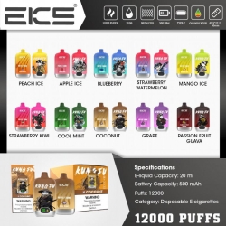 EKS Puff Eks Kungfu 12000 Puffs Disposable E-cigarette