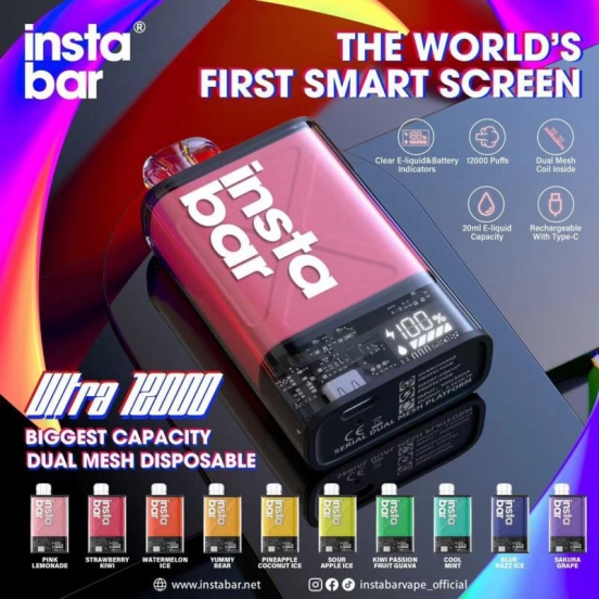 customize Insta Ultra 12000 Puffs Vapes