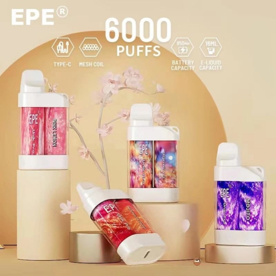 Best Vape Pen Wholesale Disposable Vape EPE Epe Unik Pro 6000 6000puffsmeshcoil Puffs