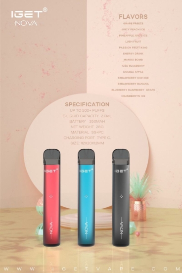 Disposable Big Hit Vape Energy Iget Nova
