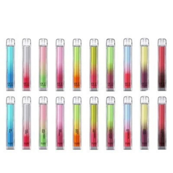 2024 Bulk Price Disposable D E-cigarette Dv Crystal 2ml 600+ Puffs Nicotine