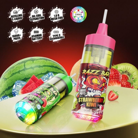 OEM ODM RAZZ Wholesale Disposable Vape Pen Razz 16000 Puffs