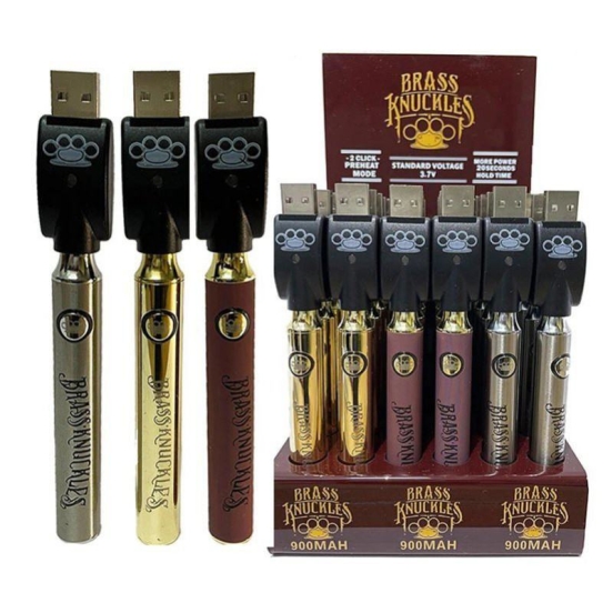 Disposable Blizzard Vape Brass Knuckles 900mah Battery Pens Wholesale Price
