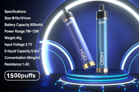 Hqd Hk003 Lux 1500 Puffs Wholesale Price