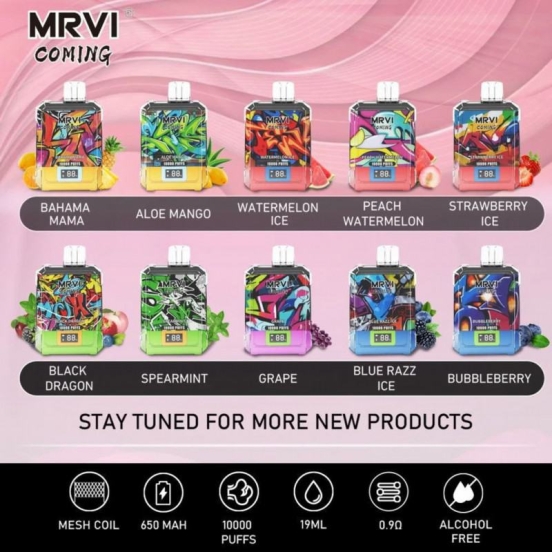 2024 Bulk Price zbood Vape Bars Mrvi Coming 1000