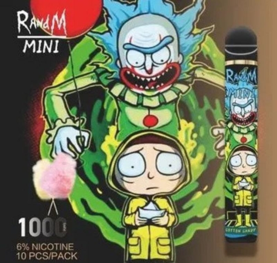 Wholesale Price Runfree Ricky Morty-2-r Disposable Vape