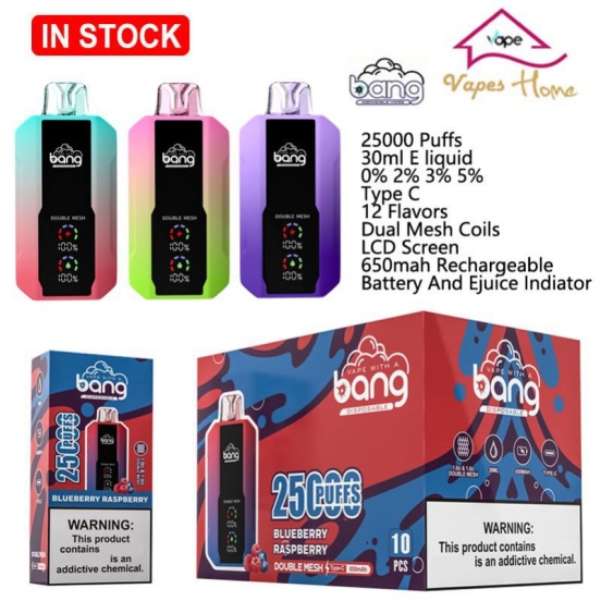 Bang 25000 20000 Puffs Vape Flavors