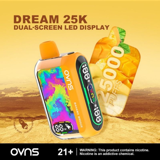 Top Selling Wholesale OVNS Ovns Dream Disposable 25000 Puffs Disposable Vape Bars