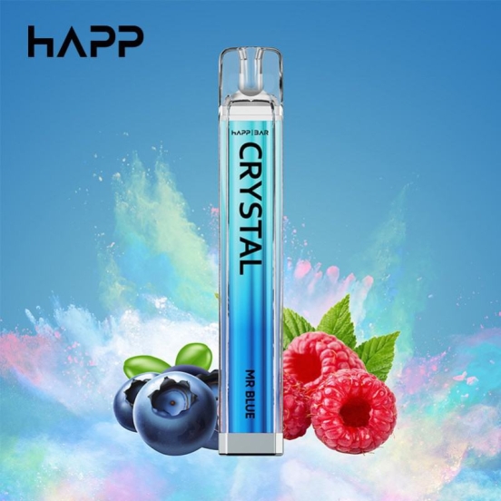 Disposable VAPRIDE Vapride Happ Crystal  E 600 Puffs Vape Pens Wholesale