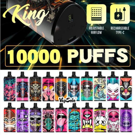 Vapsolo King 10000 10k Disposable E S Hits Vape