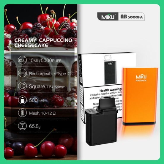 Miku Abfa1220 5000 Puffs Disposable Vape Brands