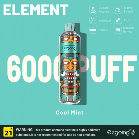 Ezgoing Disposable Vape Ezgoing-element 7000 About 7000 Puffs Brands