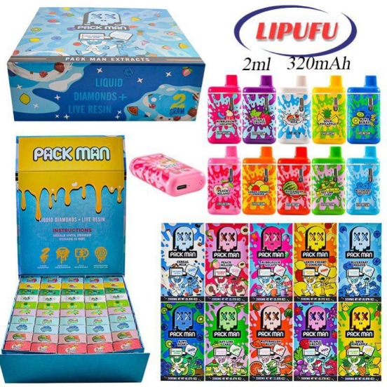 2024's Top Sellers Disposable Vape 2g Packman Gen 3 New Flavors Pens Wholesale
