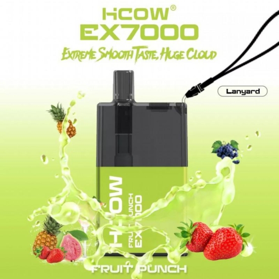 Oem Wholesale Disposable Vape Randm Hcow Estreme Disposable 7000 Puffs