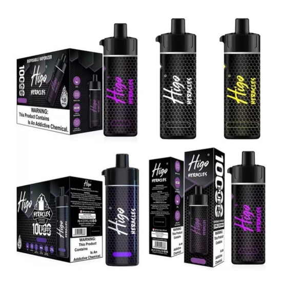 Customizable Geek Higo Heracles 10000 Startigertigercuptornado Puffs Vape Rechargeable