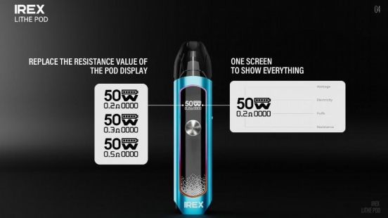 Volestech Irex Lithe Pod Wholesale Price Disposable Vape