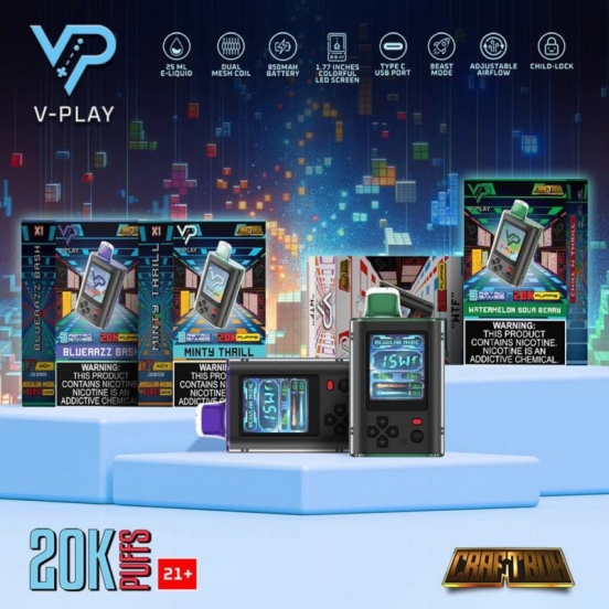 2024's Finest Vaping AIMODE Vplay 20k 20000 Puffs Disposable Big Hit Vape