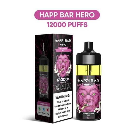 Fume Happ Hero - Disposable E 12000 Puffs Vape Disposables Wholesale