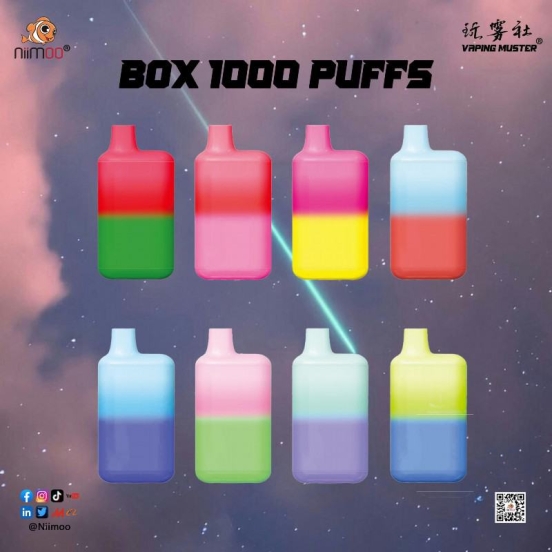 Top Sale Niimoo Ndbc 1000 Puffs Disposable Vape Pod