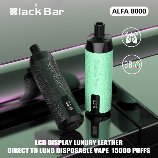 Bulk Price Black Alfa8000 15000 Puffs Disposable Vapes