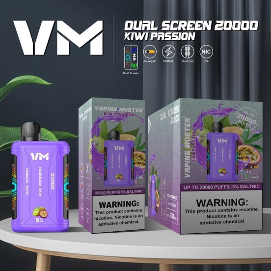 Wholesale Vaping Muster Vmdualscreen20000 Vape