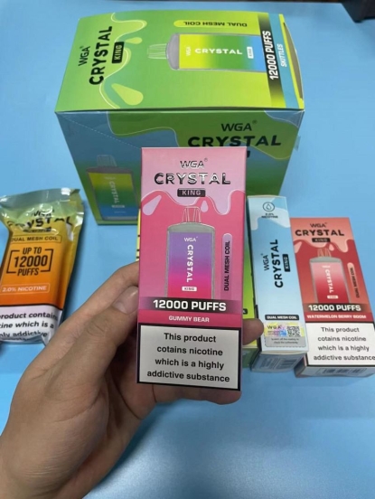 Top Sale Wholesale Disposable Wga Crystal 12000 Puffs Vape Pens