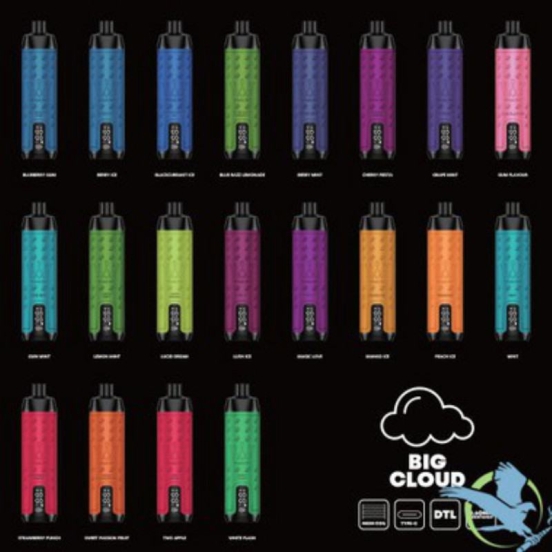 Disposable Allfa Kher 8000 with screen Allfa Kher  With Screen 8000 Puffs E-cigarette Nicotine