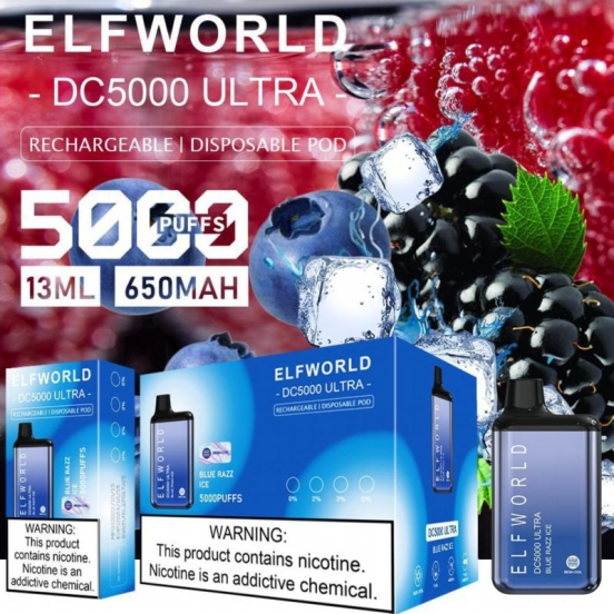 Premium Vape Pen Volestech Elf World Dc Ultra 5000 Puffs Wholesale Vapes