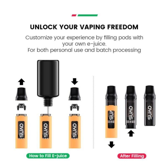 Wide Flavor Selection Disposable OVNS Vape Ovns Dew Pod System Bar Wholesale