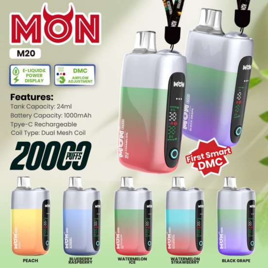 Bulk Price Monr M20 600-20000 Puffs Vape Pen