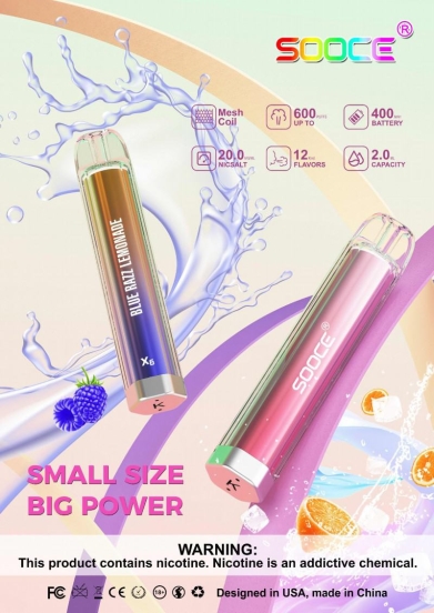 2024's Premium Vape Pen Wholesale Price Kang Sooce X6 Disposable Vape