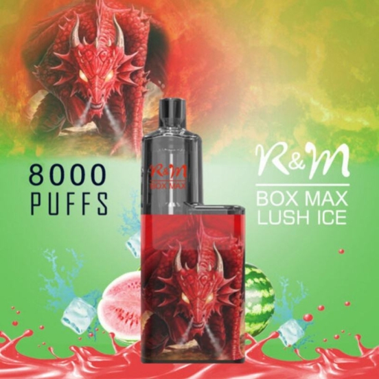 Authentic Disposable AIM R&m Box Max 8k 12 Flavors 8000 Puffs