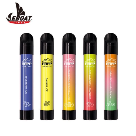 Oem Wholesale Price Eboattimes/OEM Happ F600 Flash Disposable Vape