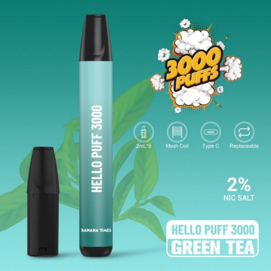 2024's Finest Vaping Wholesale BANANATIMES/Custom Hello - Disposable Electronic 3000 Puffs Disposable Vape